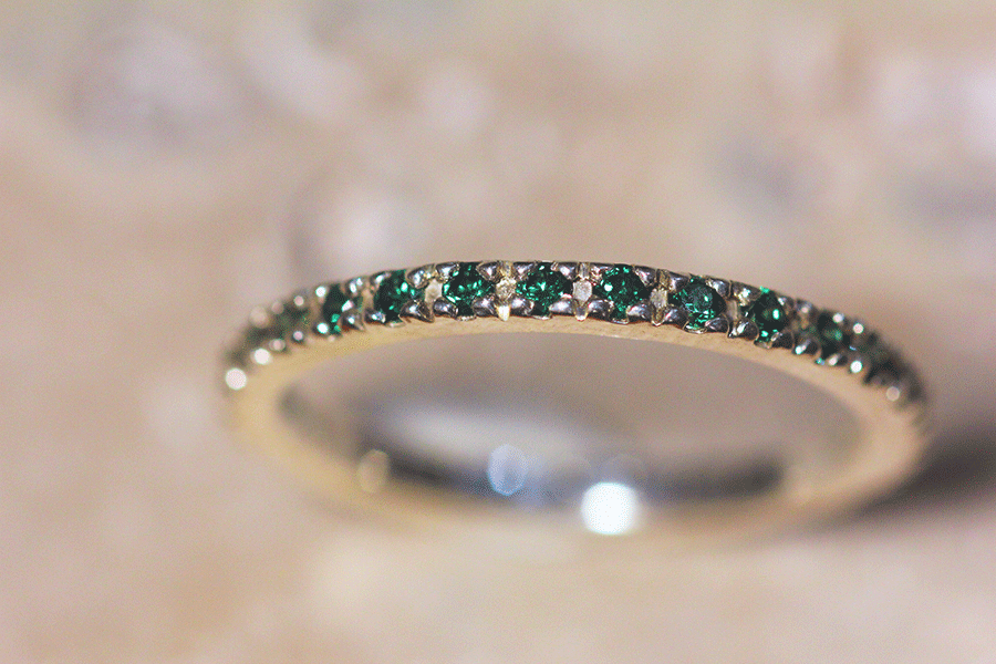 フルエタニティ　ガーデンシリーズ  stem（ジルコン　Green） 