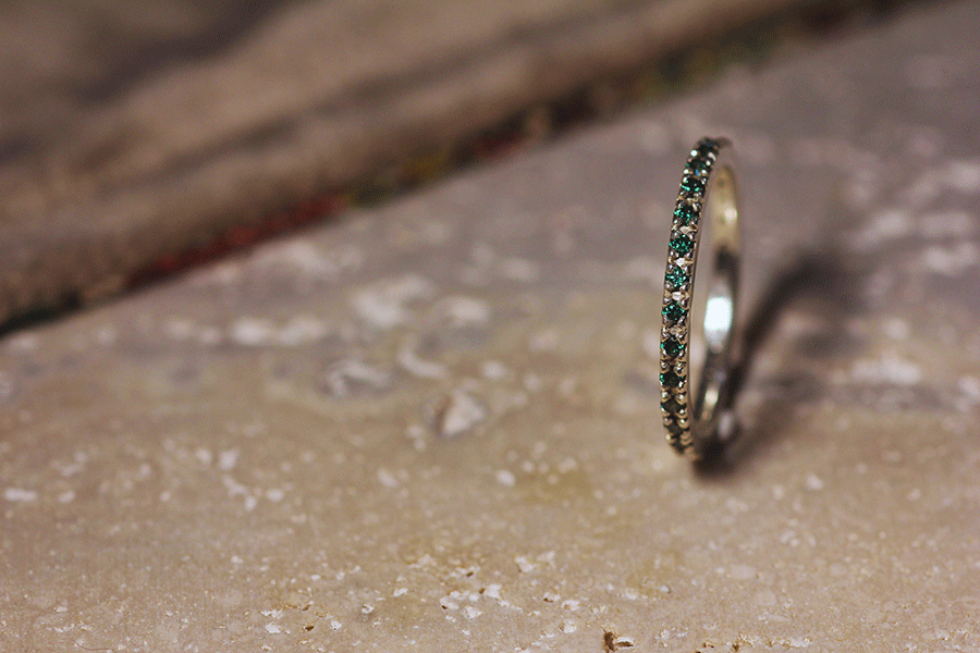 フルエタニティ　ガーデンシリーズ  stem（ジルコン　Green）  