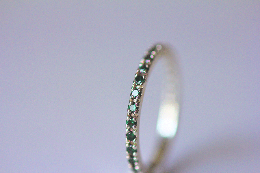 フルエタニティ　ガーデンシリーズ  stem（ジルコン　Green） 